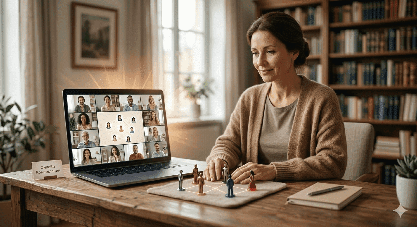 онлайн констелации, метод за пренареждане на родовите енергии