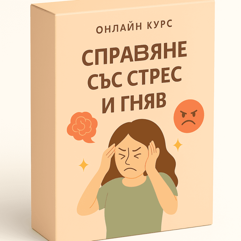 Онлайн курс Справяне със стрес и гняв – корица“