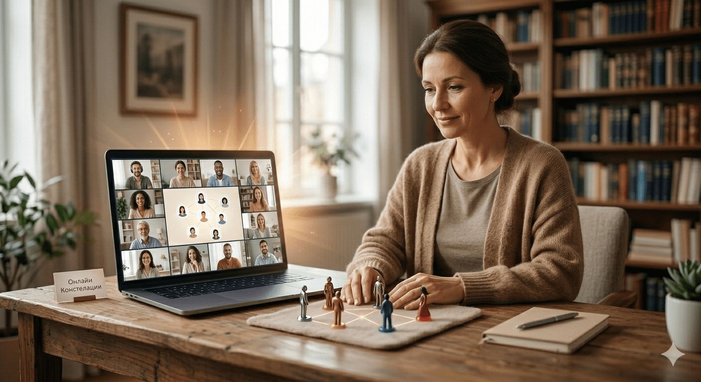 онлайн констелации, метод за пренареждане на родовите енергии